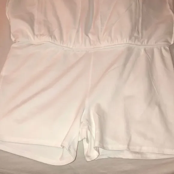 Talbots XL Everyday Stretch Skort Bright White Cotton Blend